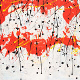 Abstract Composition I, Oil/Acrylic on Canvas, 82 x 103 cm