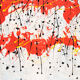 Composition abstraite I, Huile/Acrylique sur toile, 82 x 103 cm