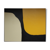 Abstract painting "Symbiose" 80x65cm for contemporary living room