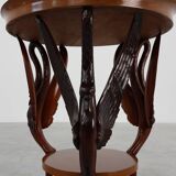 French Empire Side Table in Carved Wood, circa 1850