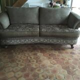 Napoleon III style 3-seater sofa
