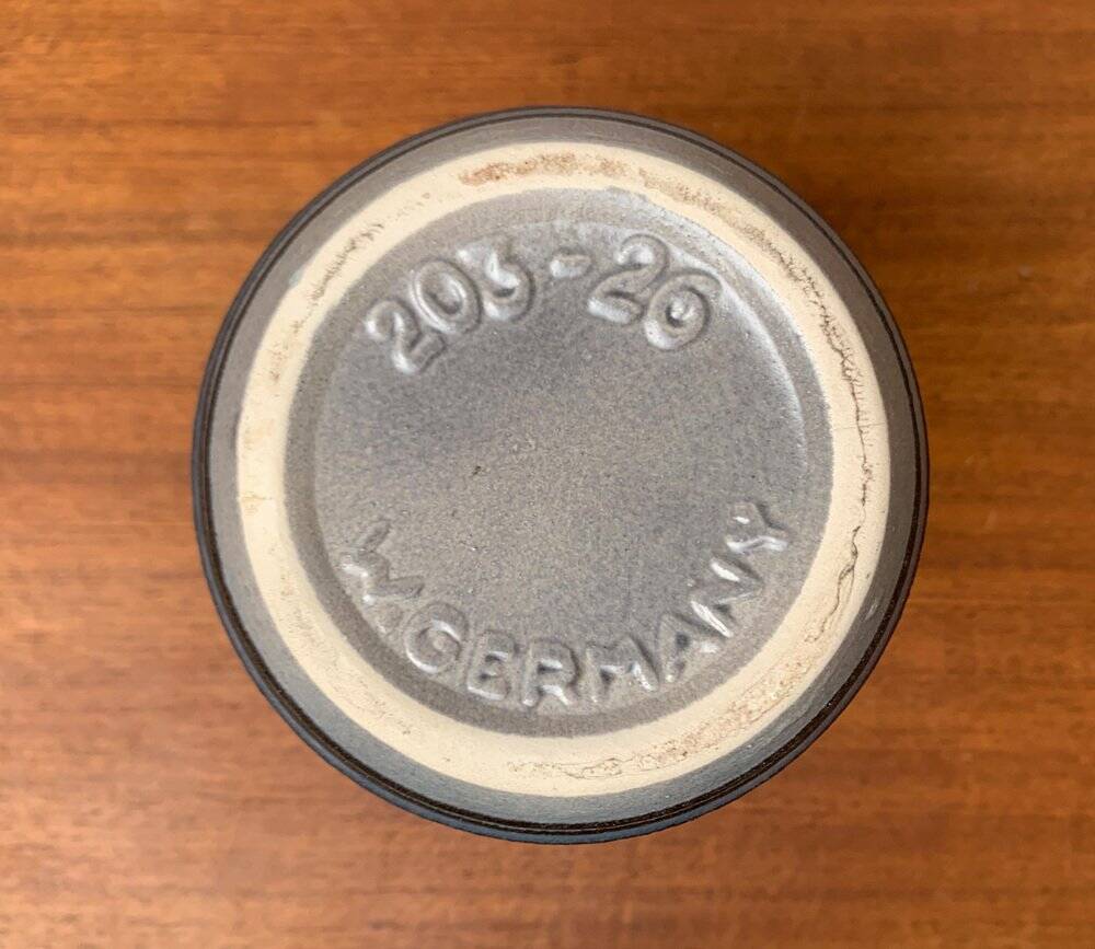 West German Fat Lava ceramic vase in Mid-Century style from the 1960s by Scheurich.