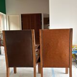 Pair of Art Deco armchairs by André Sornay