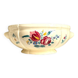 Digoin Sarreguemines earthenware salad bowl, “Yann” service