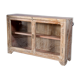 Buffet vitrine étagère en teck birman ancien