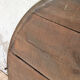 Napoleon oval mirror with 19th century cane
