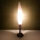 Lamp in gilded brass and perspex style 50 / 60