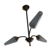 Three-burner chandelier