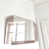 Miroir hexagonal art déco 70x47cm