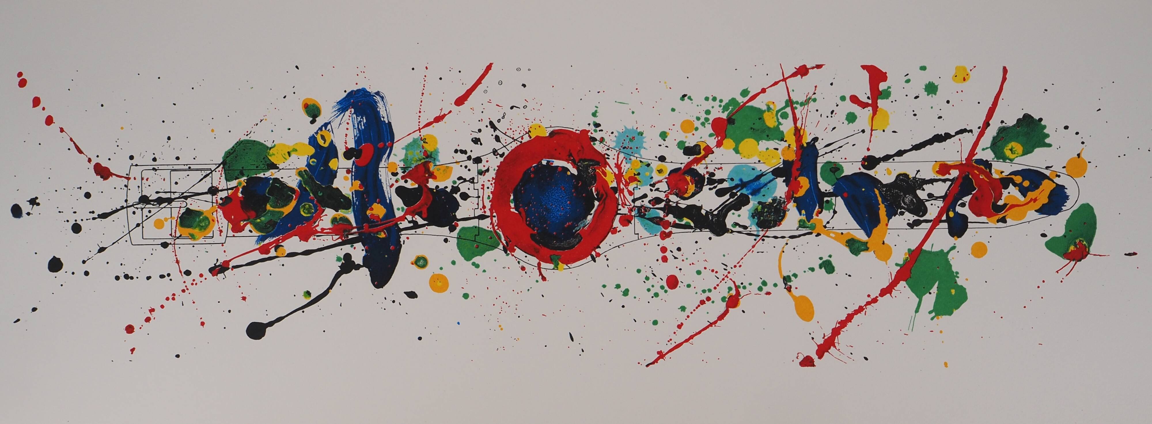 Sam francis - harmony of colors, 1992 - original lithograph