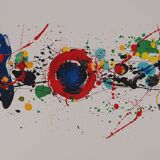 Sam francis - harmony of colors, 1992 - original lithograph