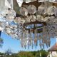 Murano style pampilles chendelier 19th