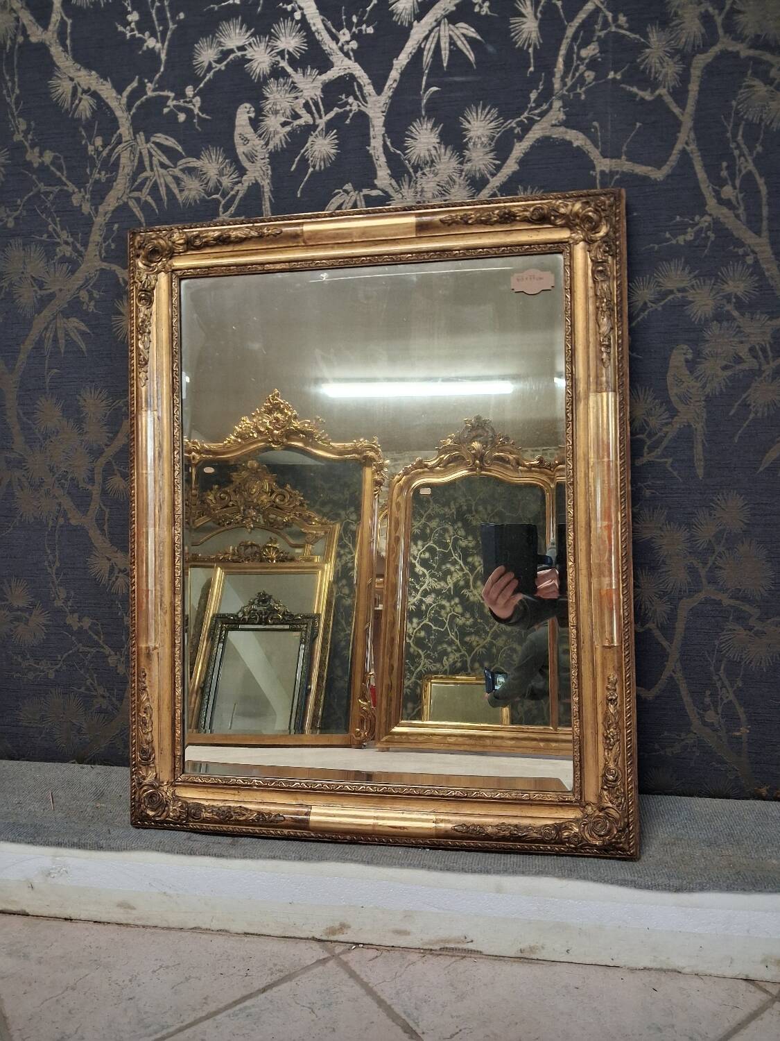 Restoration period mirror 77x63