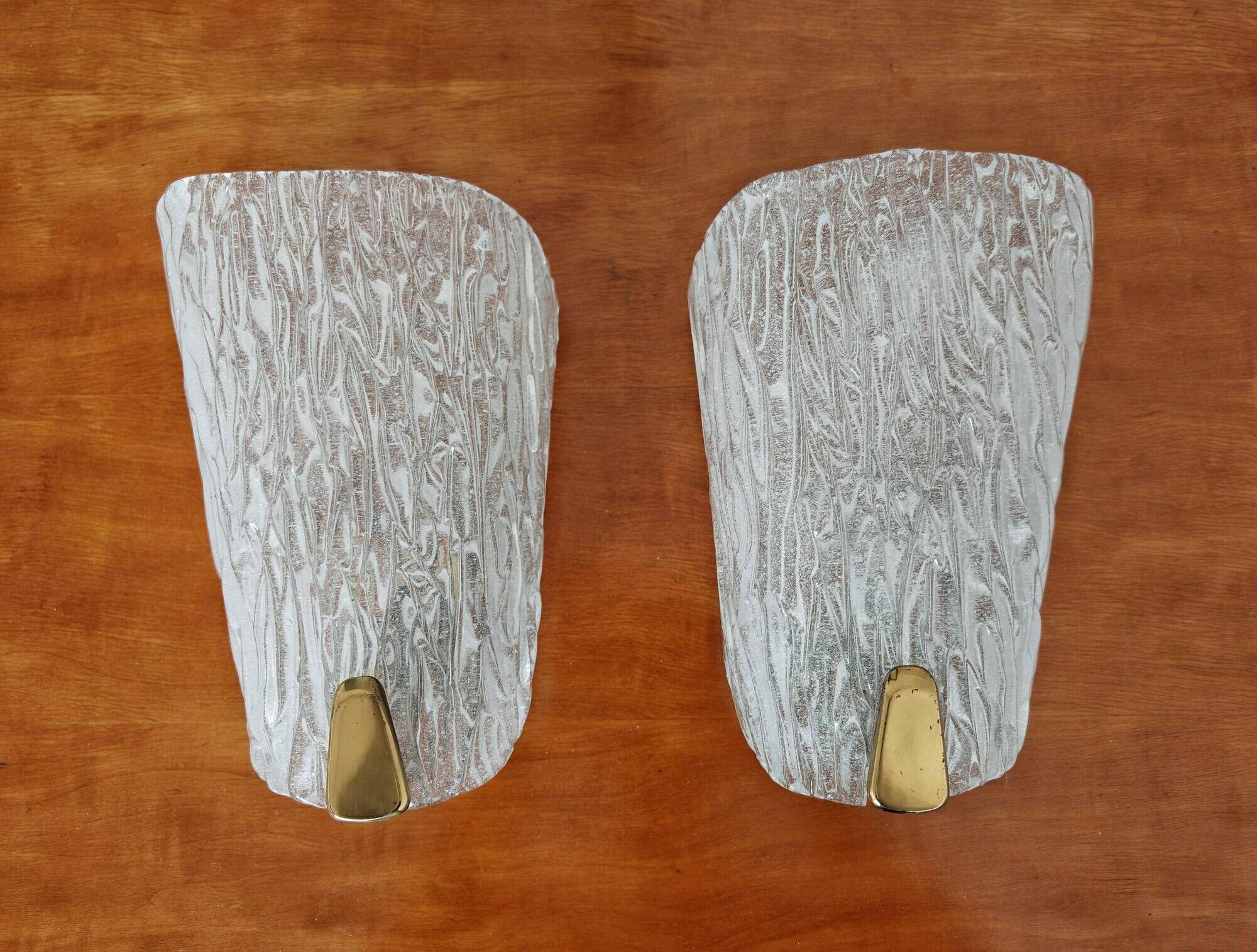 Pair of Mid Century Modern wall sconces by J. T. Kalmar, 1960s