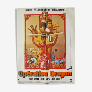 Enter the DRAGON - original movie poster - Bruce Lee - 60 x 80