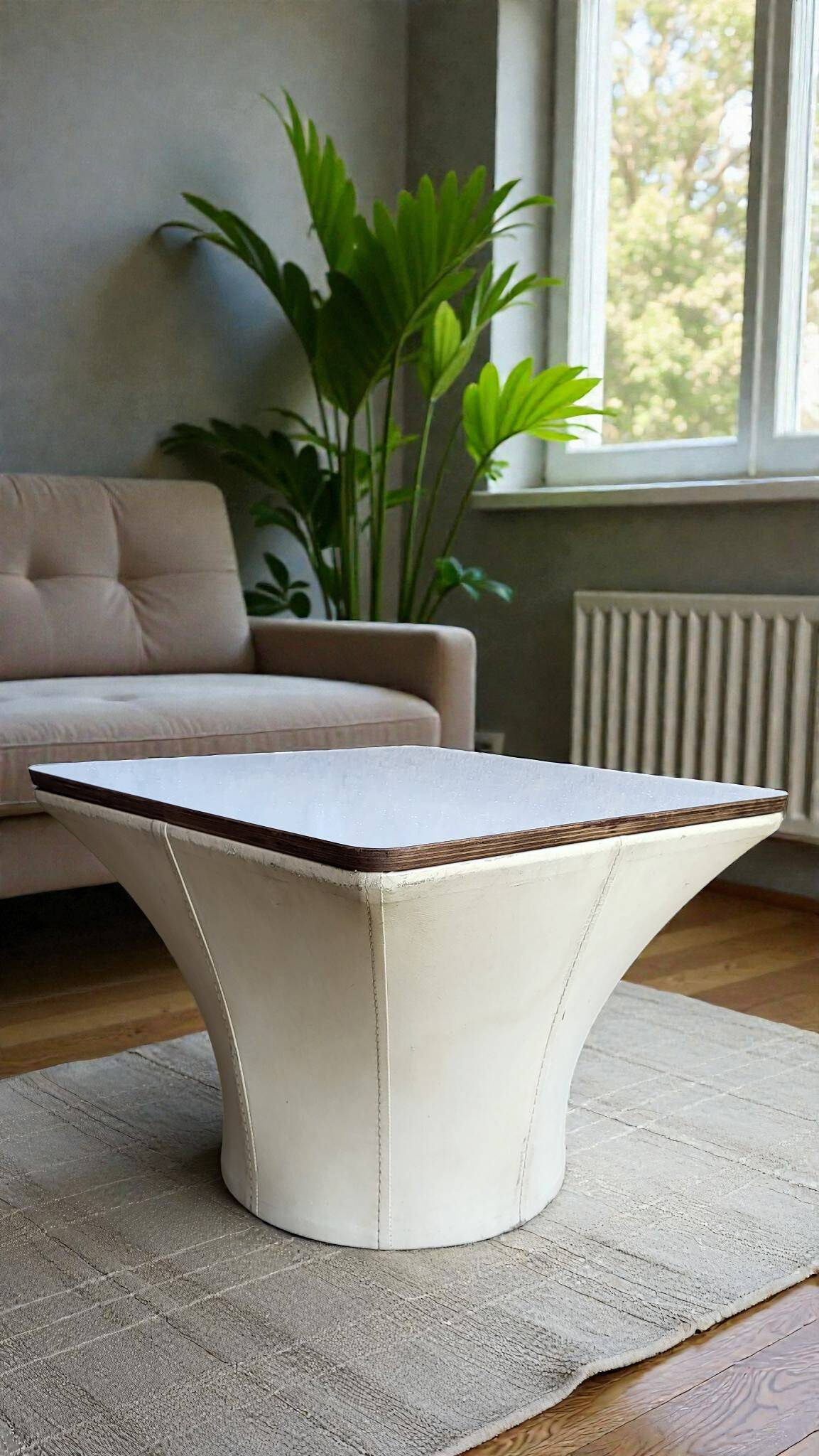 Mushroom coffee table by Bernard Brunier / 1960s