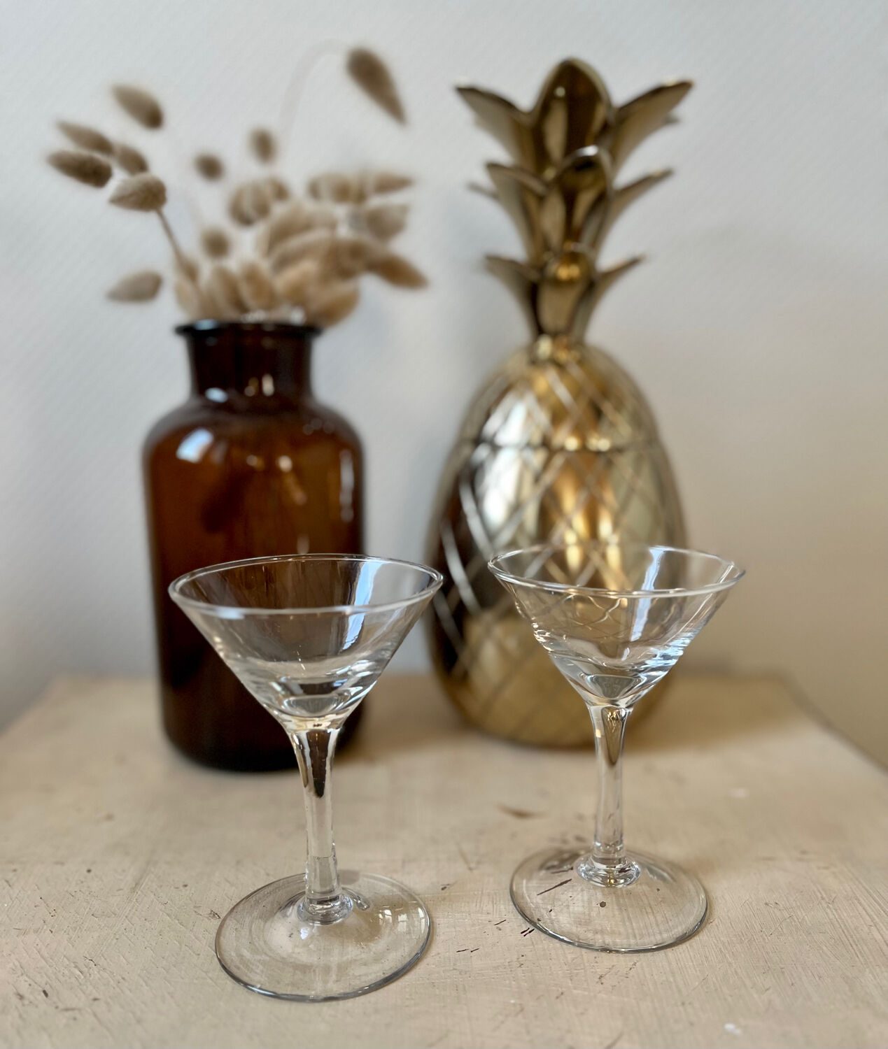 Coupes cocktail vintage
