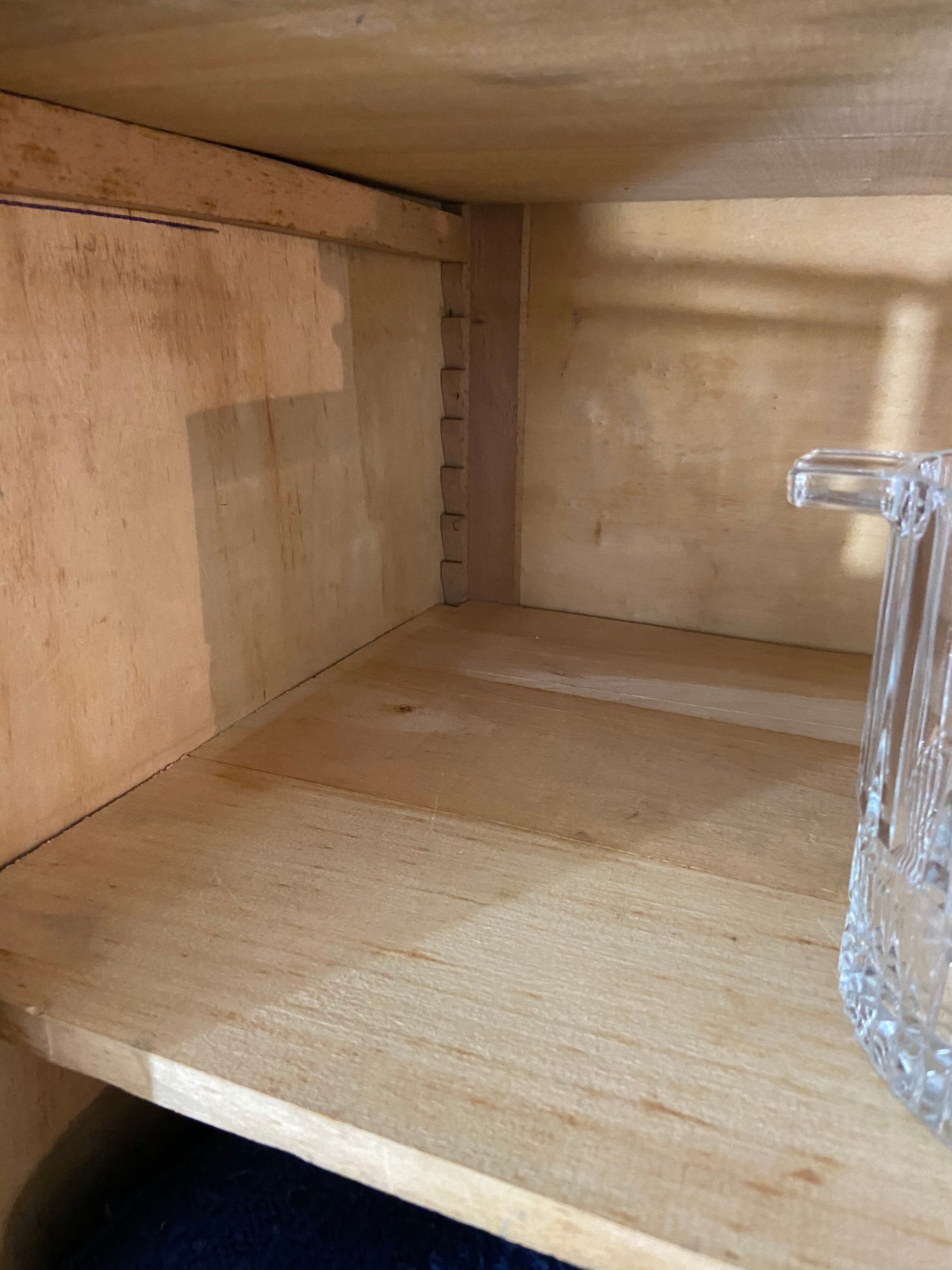 Glass-glazed Parisian wardrobe 1950