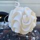Vintage white plastic pendant lamp