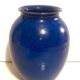 Blue ceramic vase