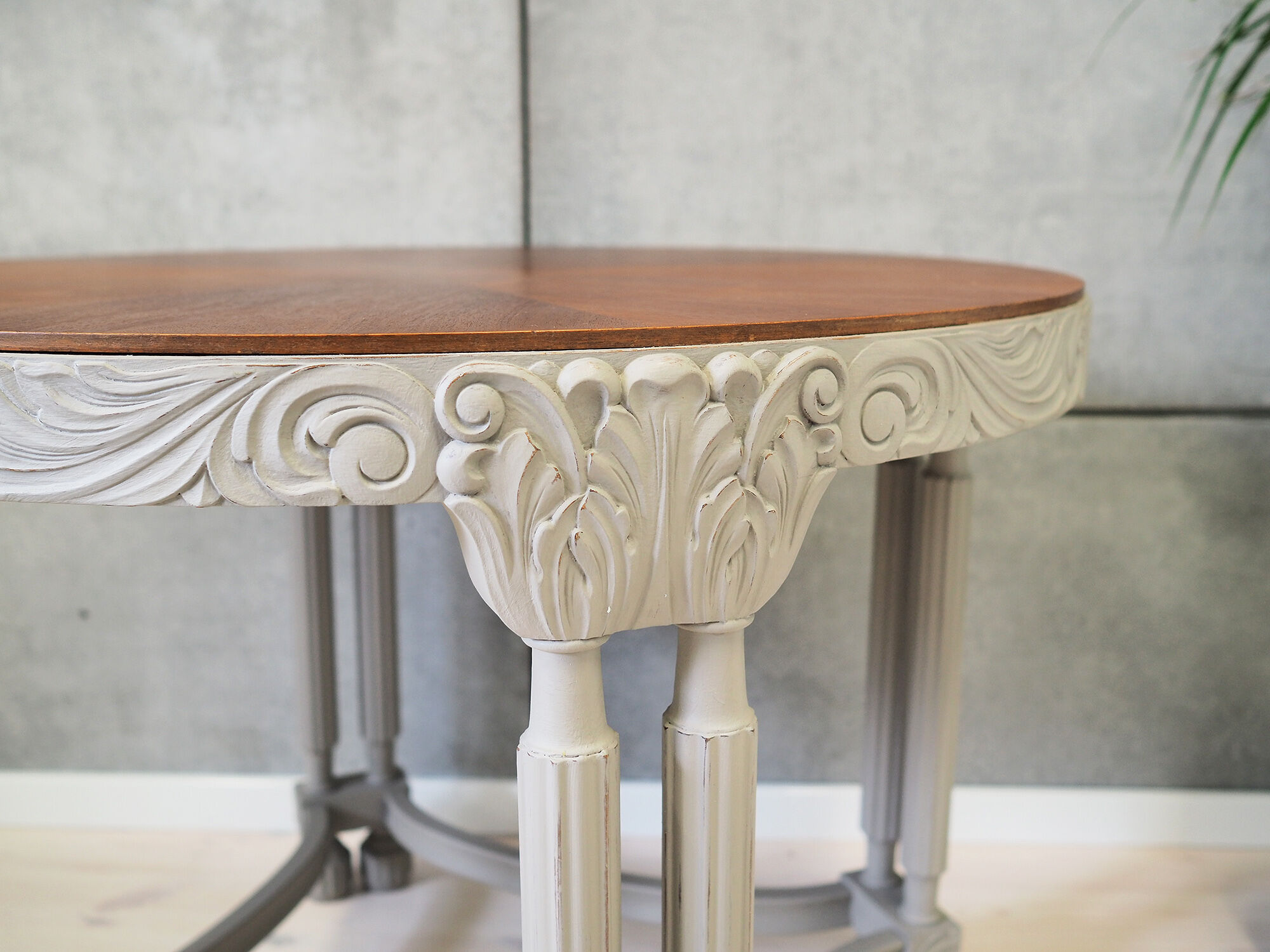 Table basse en chêne, design danois, années 40