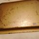 Plate meal sheet metal 1960 signed Clément