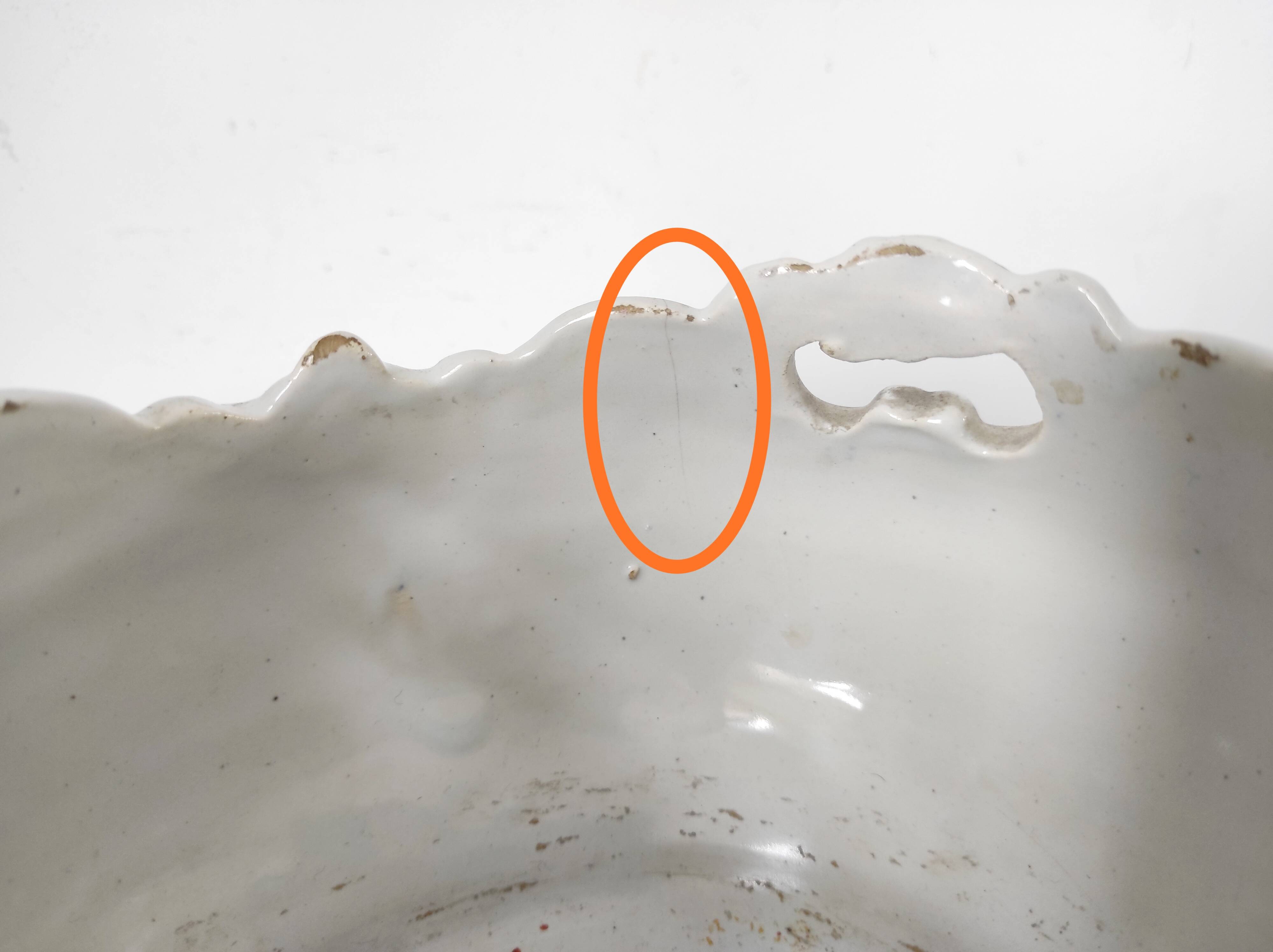 Rouen earthenware pot