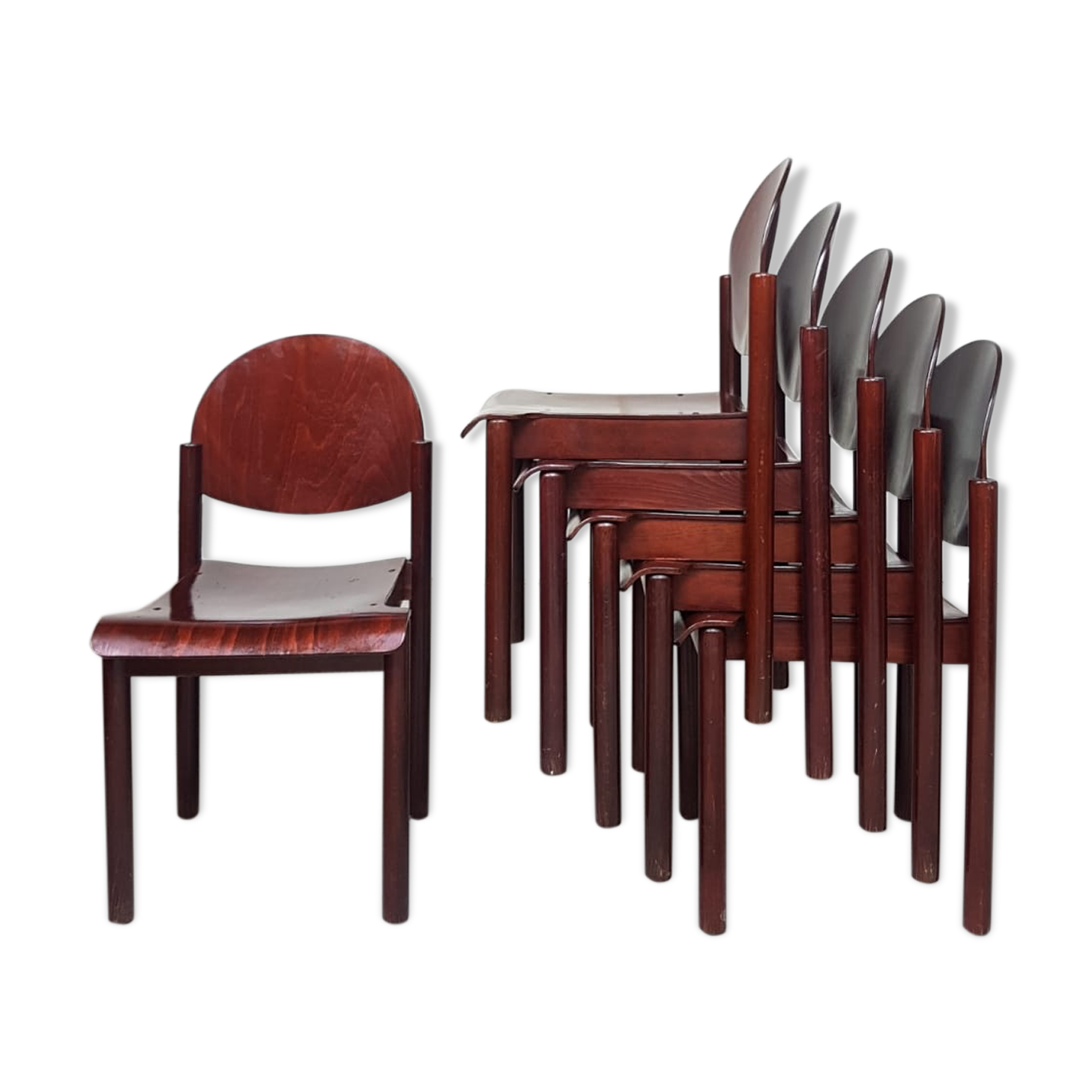 Set of 6 Baumann chairs