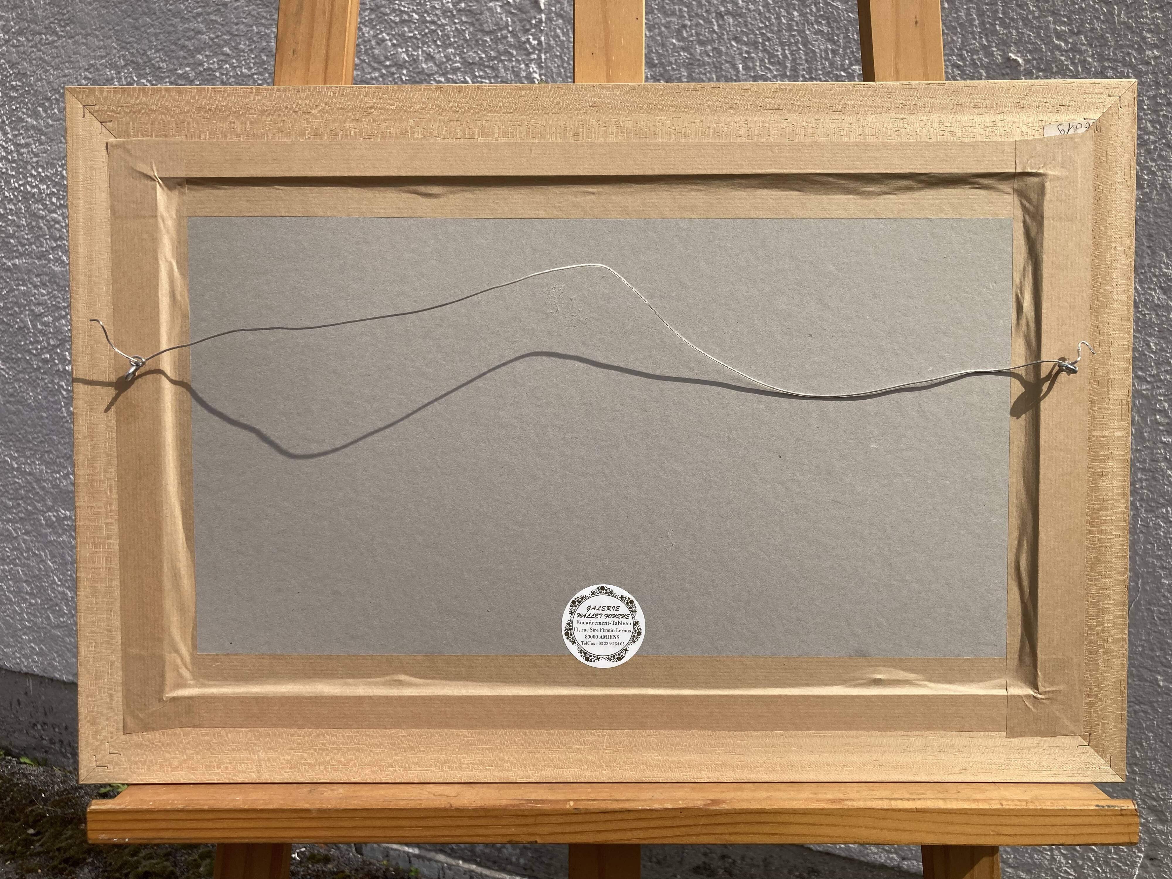 French School of the 20th century, Mediterranean seaside, oil on panel