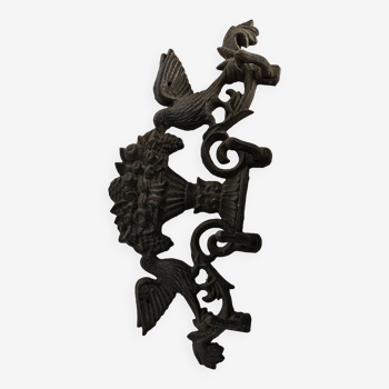 Cast iron coat hook