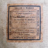 Pair of Louis XV chairs in carved walnut.