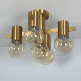 5-light ceiling lamp model 2158/5 by Hans Agne Jakobsson for AB Markaryd, Sweden, 1970s