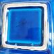 Empty square pocket oriental turkish ceramic