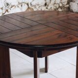 Extendable table and 5 chairs by Silvio Coppola, 1970.