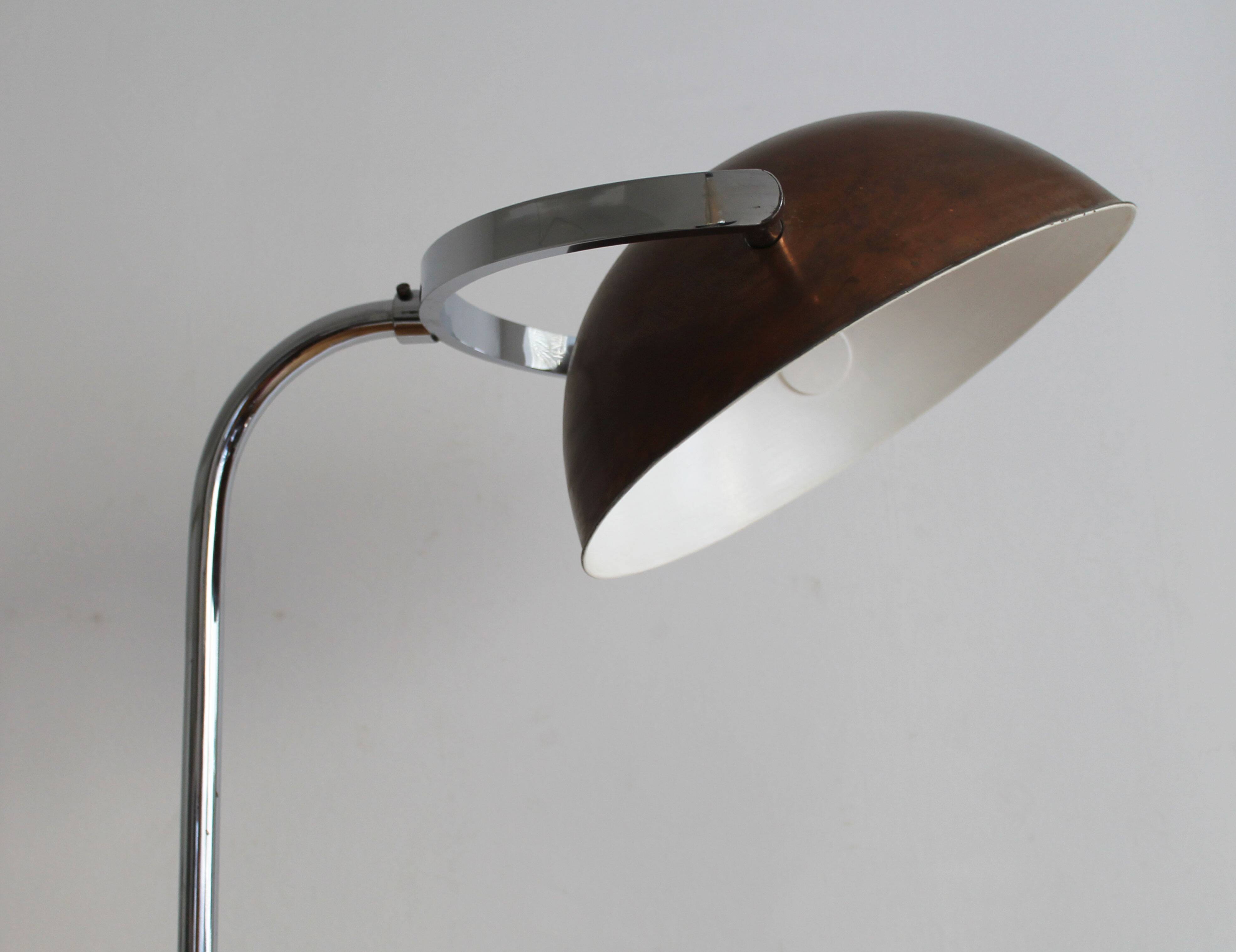 Lampadaire moderniste des années 1930