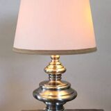 Large table lamp in satin-chrome steel by Goffredo Reggiani, Italy 1970s