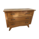 Ancienne commode scandinave 3 tiroirs bois pieds compas années 50 vintage