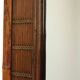 Vintage Square Bamboo and Rattan Mirror Boho 70cm