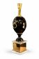 Lampe noire style Hollywood Regency