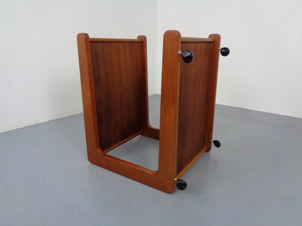 Danish Teak Serving Cart, 1960s