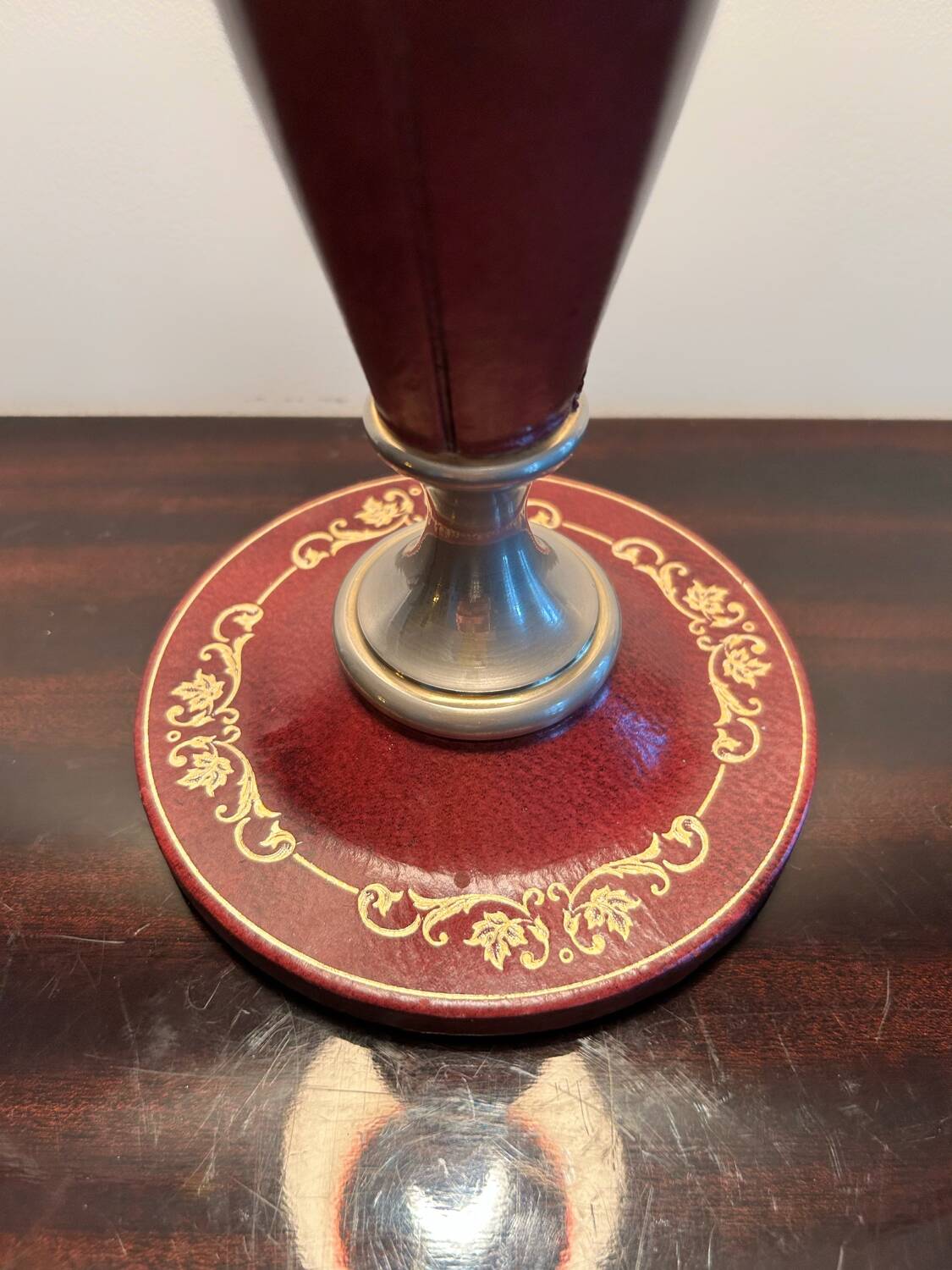 Leather lamp The tanner 60s/70s