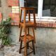 Tabouret en bois à poignée 1950