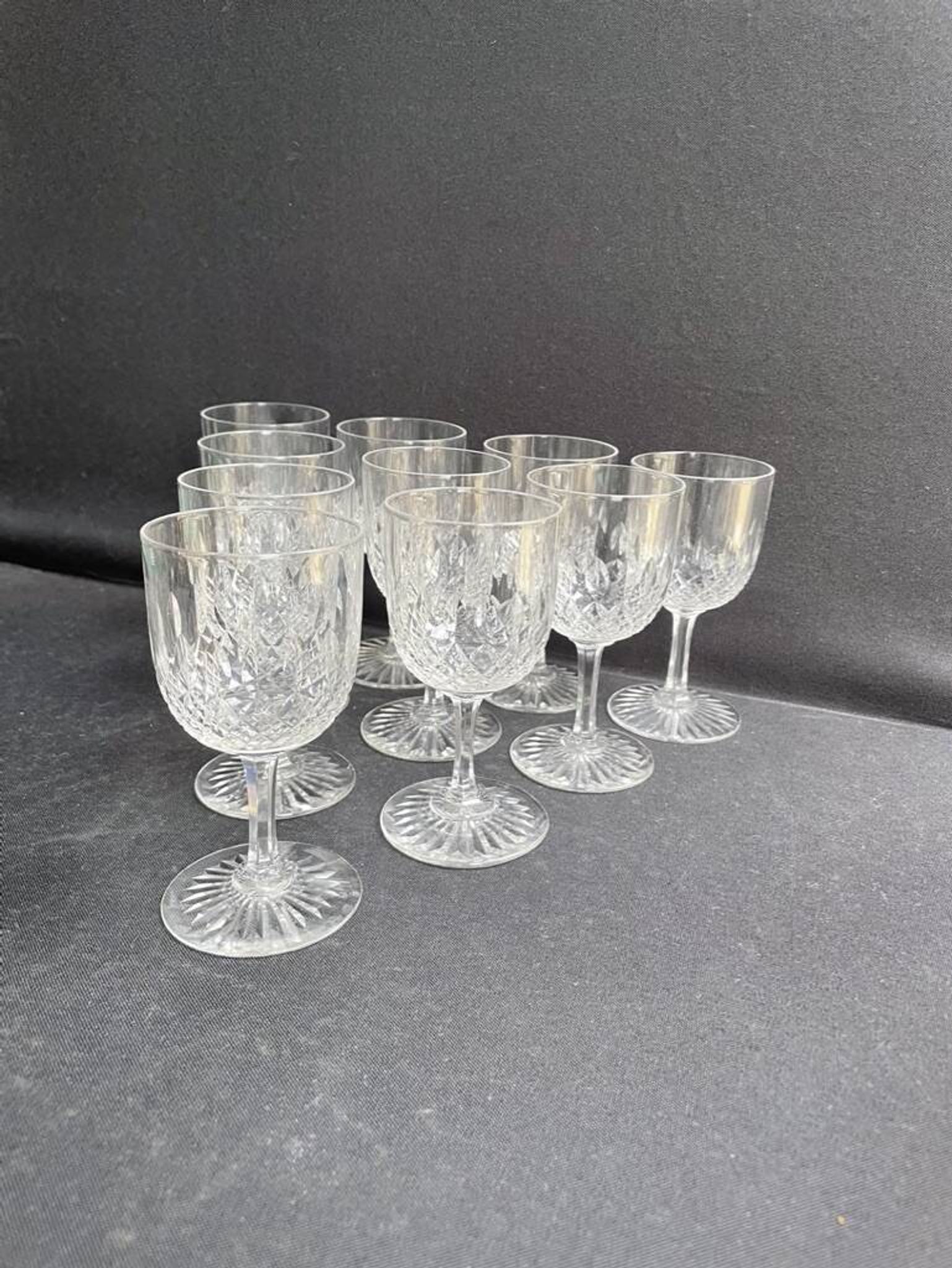 10 Verres à porto Baccarat taille 5475