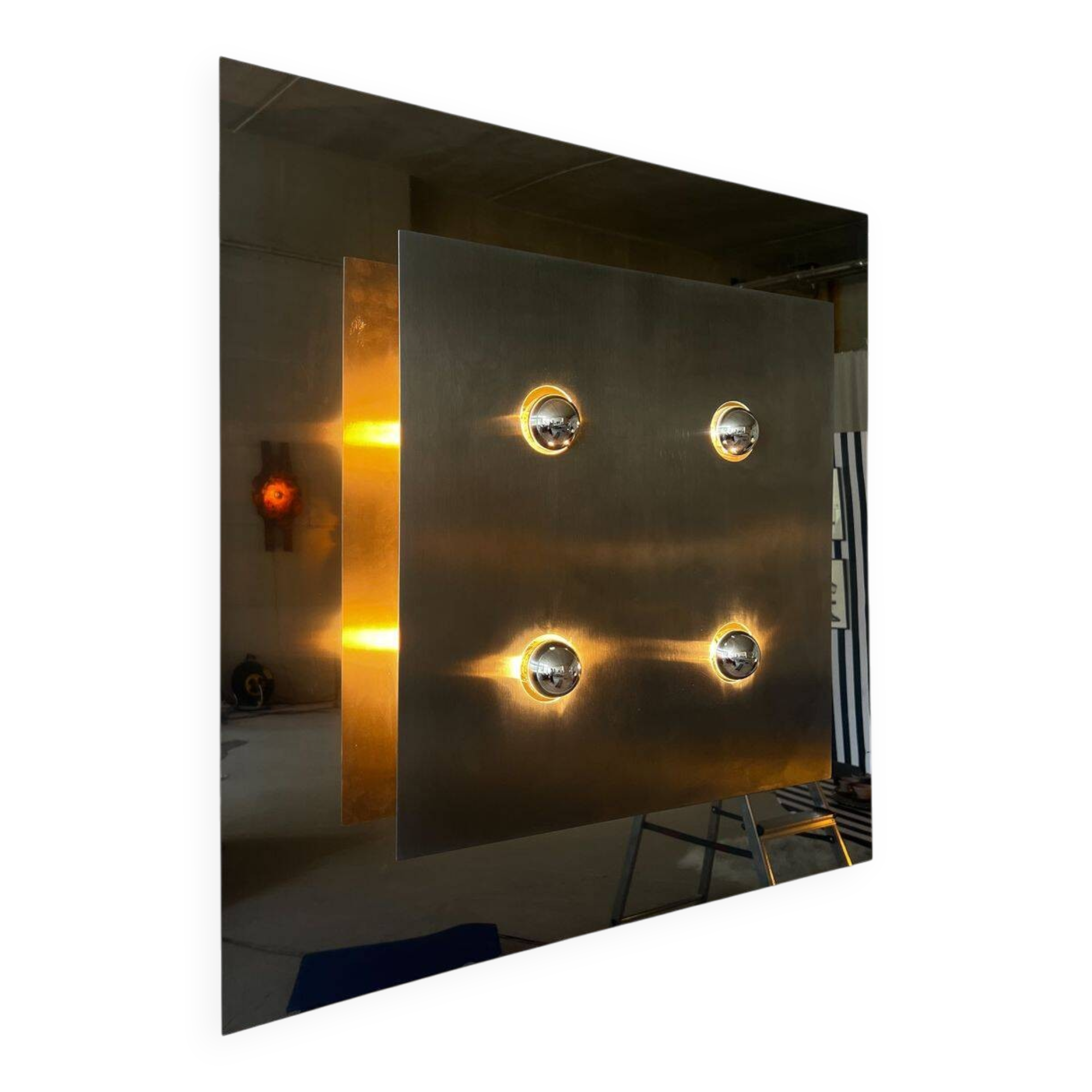 Screen wall lamp by Fabrizio Cocchia and Gianfranco Fini for New Lamp