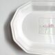 Plat long Niderviller modèle champêtre vintage