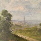 Oil on canvas from the beginning of the 20th century by Sivel