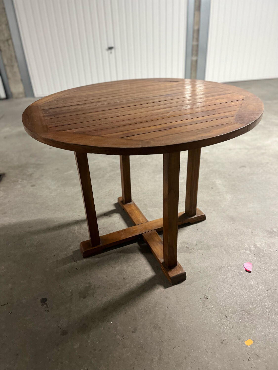 Garden teak table 100cm