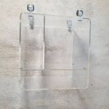 Storage cabinet on castor plexiglas David Lange