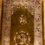 Chinese silk carpet, 124 cm x 62 cm