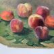 Oil on canvas gabrielle guillot by raffaillac still life with fruit